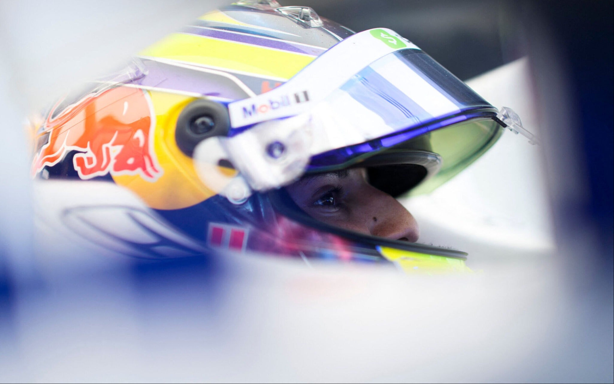Isack Hadjar no treino para o GP do Canadá (foto: Rudy Carezzevoli / GETTY IMAGES NORTH AMERICA / Getty Images via AFP)